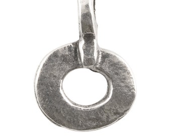 Casting Charm-11x16mm Ring-Antique Silver-Quantity 1