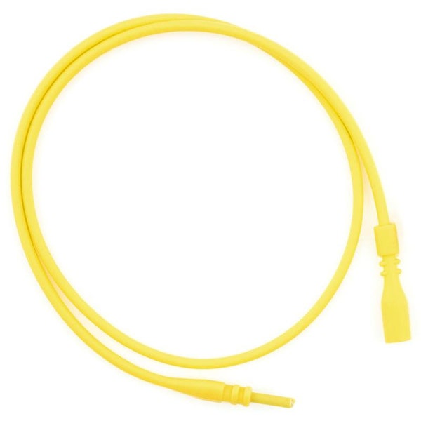 Supplies-2mm Silicone Rubber Necklace-Yellow-16.5 Inches-Quantity 1