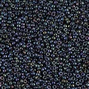 8-452, Miyuki 22g Metallic Dark Blue Iris 8-452, Miyuki 22g Metallic Dark Blue Iris