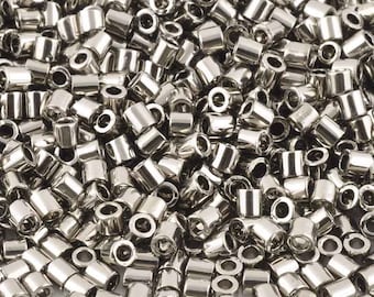 Seed Beads-3.3mm Treasure-711 Nickel-Toho-7 Grams