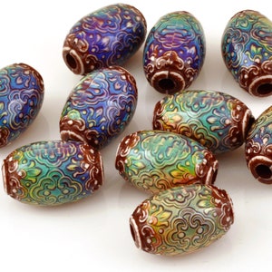 Mirage-13x21mm Persian Beauty Bead-Color Changing-Quantity 1 Bead
