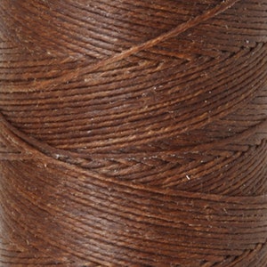 Supplies-2-Ply Waxed Irish Linen-Walnut Brown-10 Yards