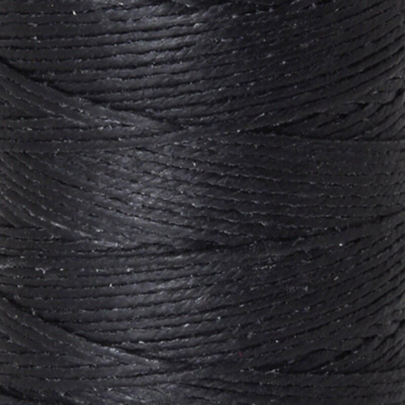 Black - somac linen waxed thread