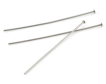 Findings-2 Inch Head Pin-Nickel-Quantity 25