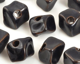 Ceramic Beads-16mm Chunky-Cobalt Blue-Quantity 1
