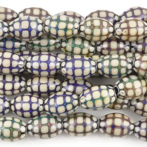 Mirage Mood Bead Ocean Pearl 19x13mm Color Changing Bead, Thermo Reactive Liquid Crystal Bead, Retro 70s Jewelry Supply, Single Focal Bead