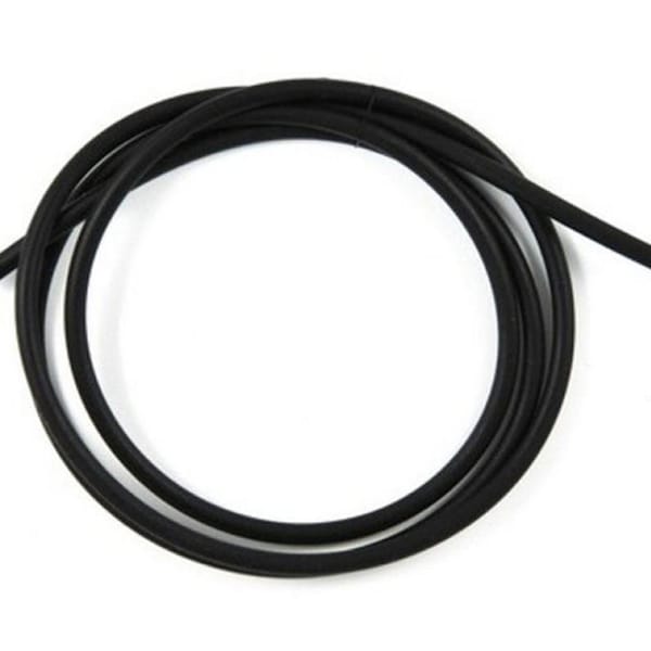 Supplies-3mm Rubber Cording-Black-Solid Core-1 Yard