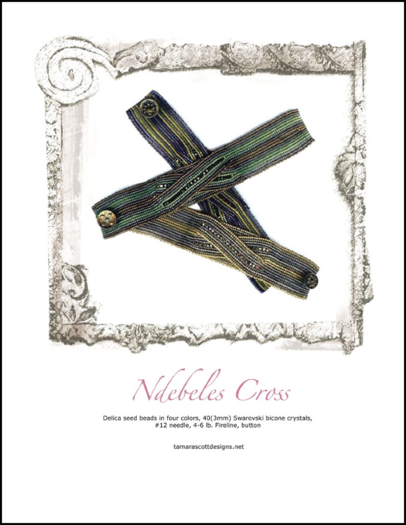 Bead Pattern PDF-Ndebeles Cross image 2