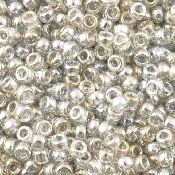15-1881, Miyuki 8.2g Transparent Gold Grey Luster 15-1881, Miyuki 8.2g Transparent Gold Grey Luster