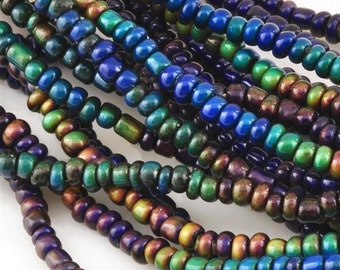 NEW* Mirage-8/0 Mood Beads-Color Changing-Quantity 1 Strand-67 Pieces (3mm)