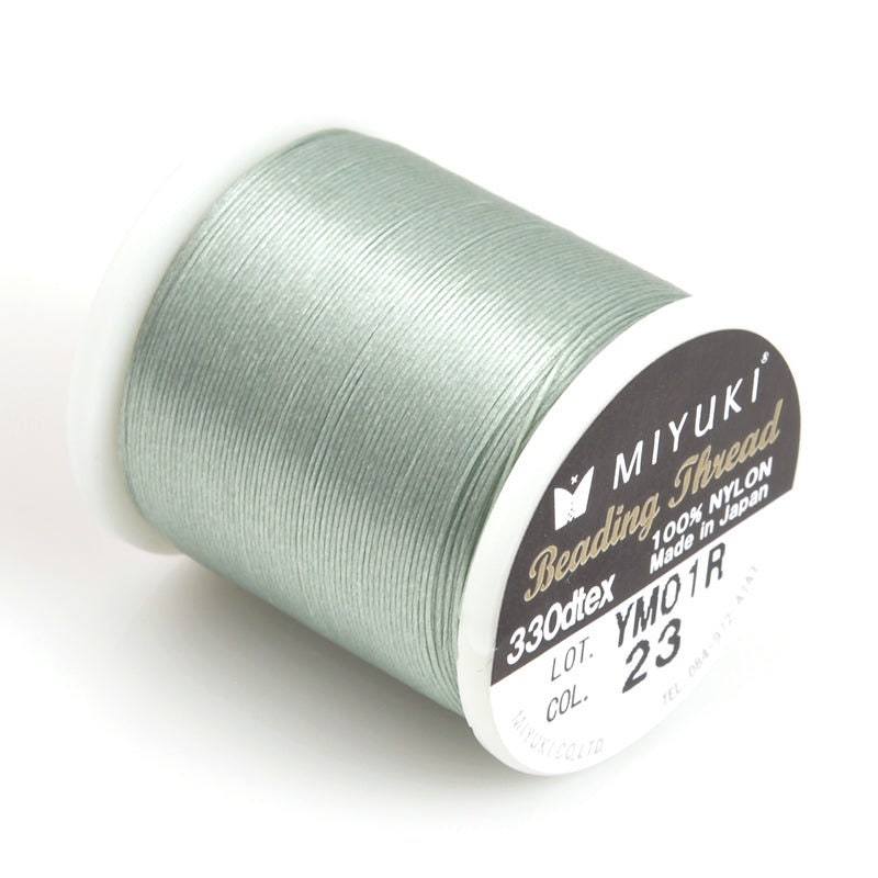 Miyuki Beading Nylon Thread 3 Spools of 50 meters (54.6 yards) each - WHITE  330 DTEX