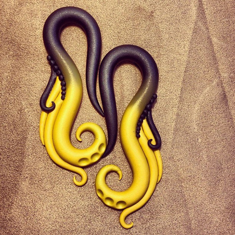 Color Fade Kasey Gauges Earrings for Stretched Lobes