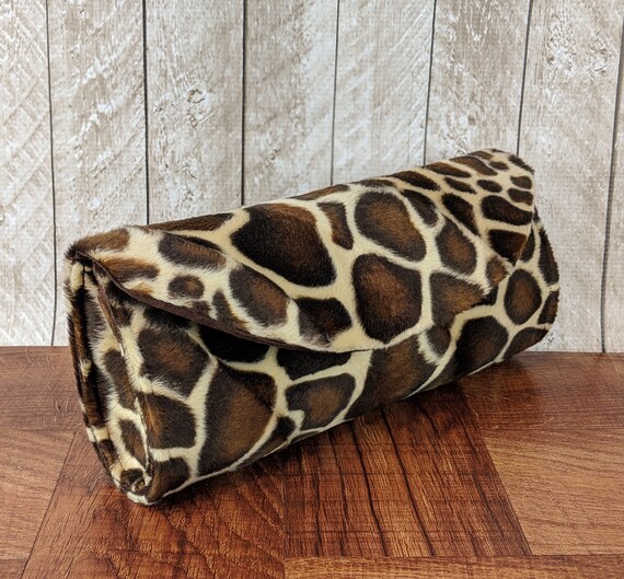 leopard print clutch purse