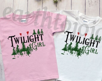 TWILIGHT GIRL Handmade Toddler T Shirt Gildan 2T 3T 4T USA Seller