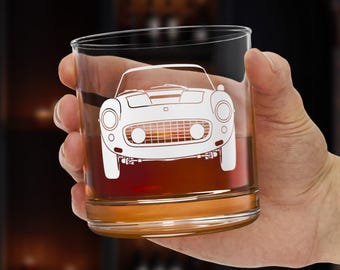 Ferrari 250 Rocks Glass | 10oz Whiskey Tumbler