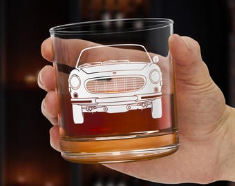 Volvo 1800 Rocks Glass | 10oz Whiskey Tumbler