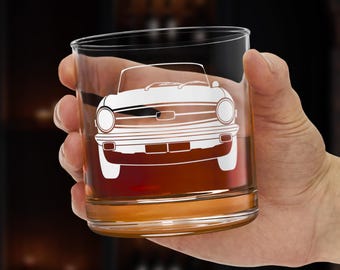 Vaso de whisky Triumph TR6 Rocks: un vaso de whisky para amantes de los coches clásicos