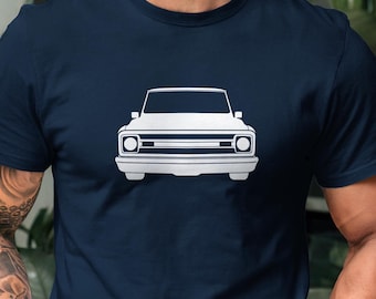 Camiseta de camioneta Chevy C10 de 1970: Camiseta de auto clásico 100% algodón