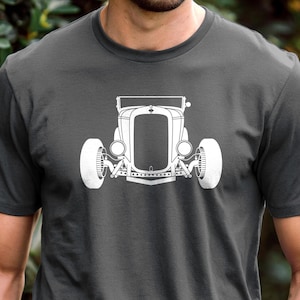 1932 Ford Hot Rod T-Shirt, Classic Car Tee, Retro Auto Lover Gift, Unisex Graphic Tee, 1930s Ford Fan Shirt