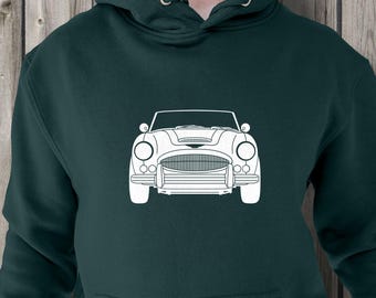 Austin Healey 3000 MkIII Hoodie | Classic British Sports Car Racing Sweatshirt