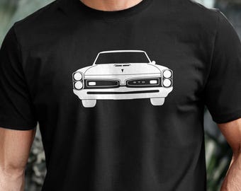 Pontiac GTO T-shirt: Classic Car Graphic Tee, Car Enthusiast Gift
