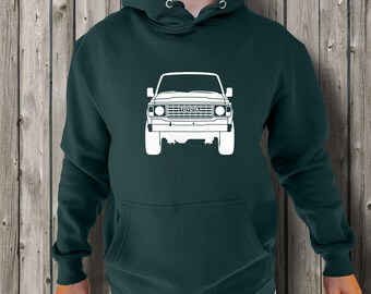 Toyota Land Cruiser FJ60 Vintage Hoodie | Retro Automotive Illustration