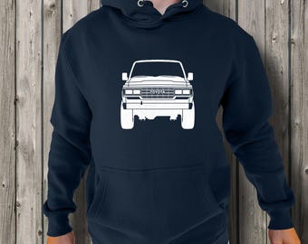 Toyota Land Cruiser FJ62 Hoodie | Vintage Truck Silhouette