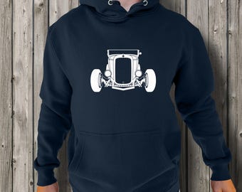 32 Ford Hot Rod Fleece-Hoodie, Geschenk für Oldtimer