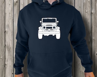 Toyota Land Cruiser FJ40 Hoodie: Vintage Off-Road Apparel