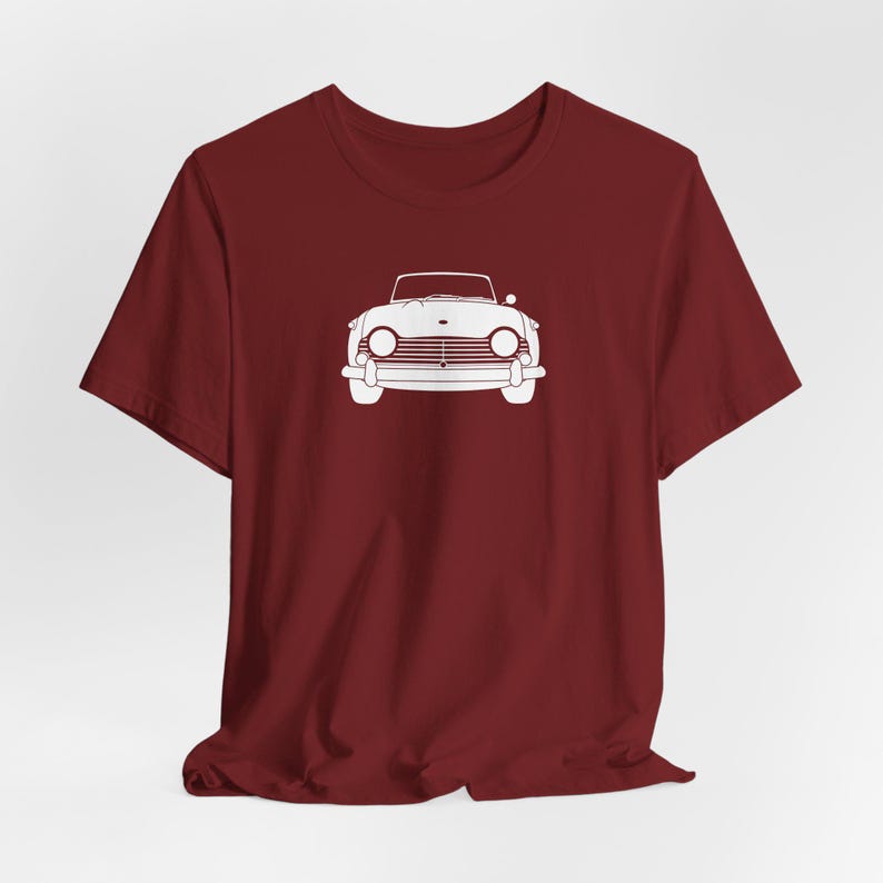 Camiseta Triumph TR4A de 1967: Ropa para entusiastas de los coches clásicos imagen 8