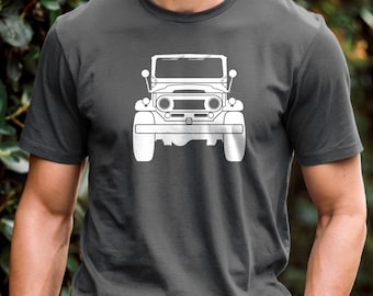 Toyota FJ40 Land Cruiser Shirt, Retro Classic Car T-Shirt for Enthusiasts
