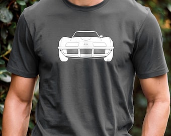 1972 Corvette Shirt, Vintage Chevy Graphic Tee for Car Enthusiasts