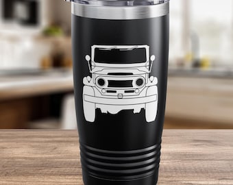 Toyota Land Cruiser FJ40 Tumbler | 20oz Stainless Travel Mug
