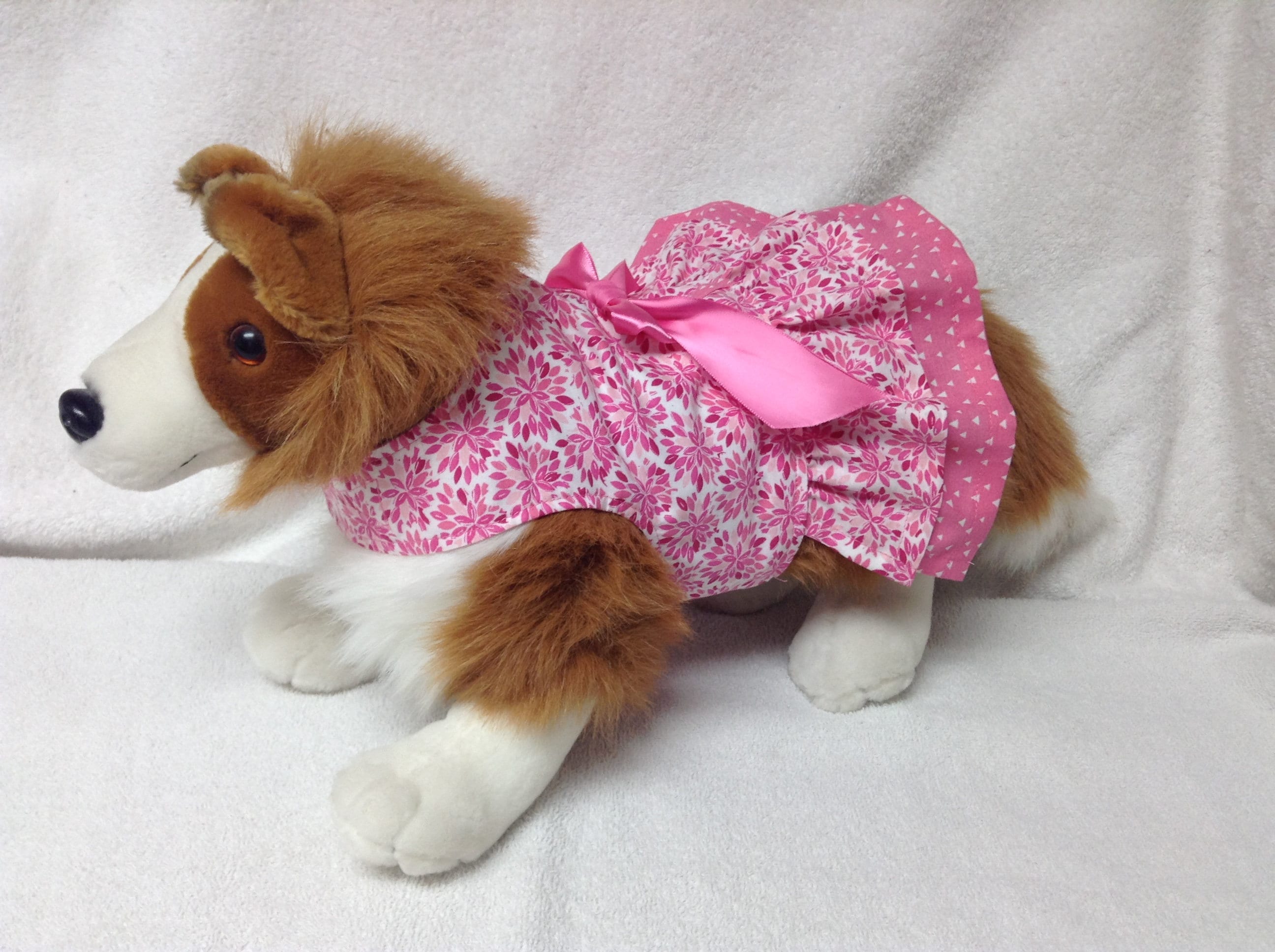 Girl Dog Harness Vest Pet Puppy Dress Double Skirt Ruffle and Etsy