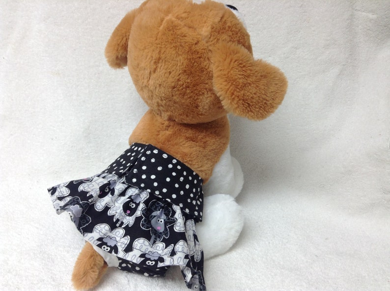 Female Dog Diaper Bitch Britches Girl Pet Panties Wrap Puppy Training Pants Skirt Size XSmall Small Or Medium Sheep Fabric