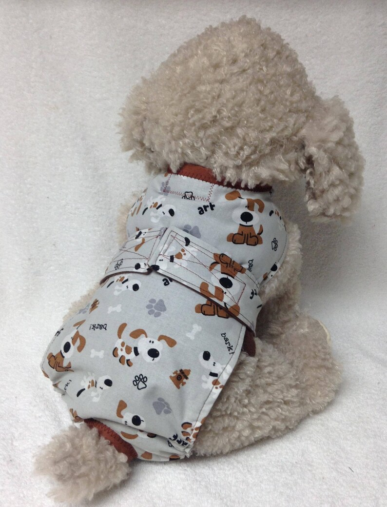Male Dog Diaper Wrap Pants One Piece Romper Bodysuit Size Etsy