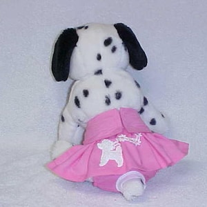 Female Dog Diaper Puppy Pet Wrap Britches Pants Size XSmall To 5XLarge Poodle Skirt Pink Yellow Violet Cotton Fabric