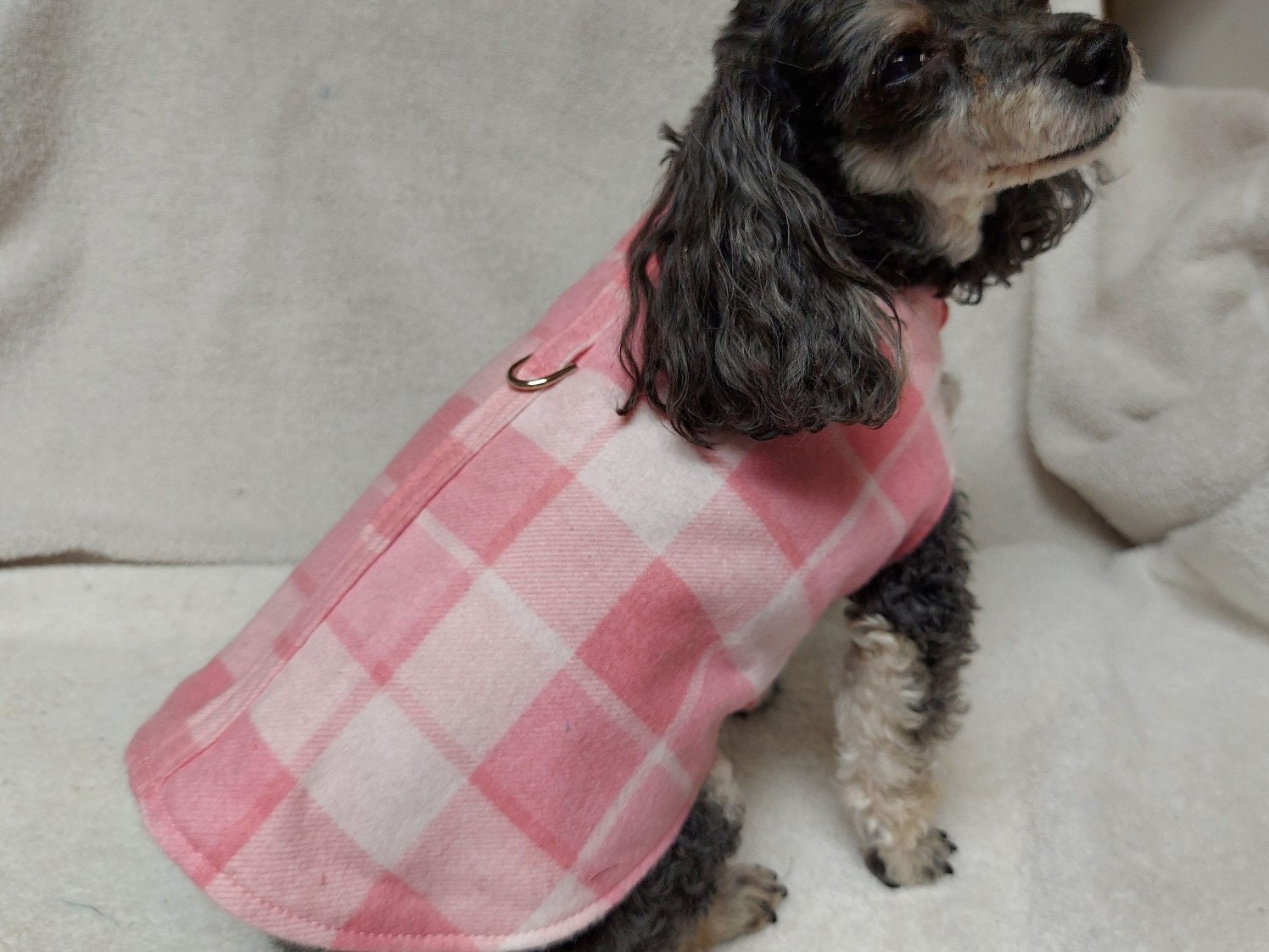Fitwarm Ruffle Quilted Dog Coat, Pet Puffer Jacket with Hood, Dog Winter Clothes for Small Dogs Girl, Cat Hooded Outfit, Pink, Xs