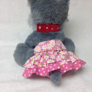 Female Dog Diaper Britches Pet Pants Wrap Skirt Size XSmall To 5XLarge Floral Fabric Many Colors