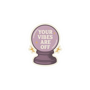 Mystical Vibes Kiss-Cut Stickers, Fun Decor for Laptops, Notebooks, and Phone Cases, Perfect for Gift Giving or Self-Expression