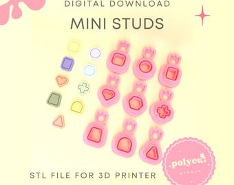 Framed Mini Cutters for Polymer Clay STL Digital File Clay Cutter for Polymer Clay Stl Polymer Clay Cutter Stl Digital File Instant Download