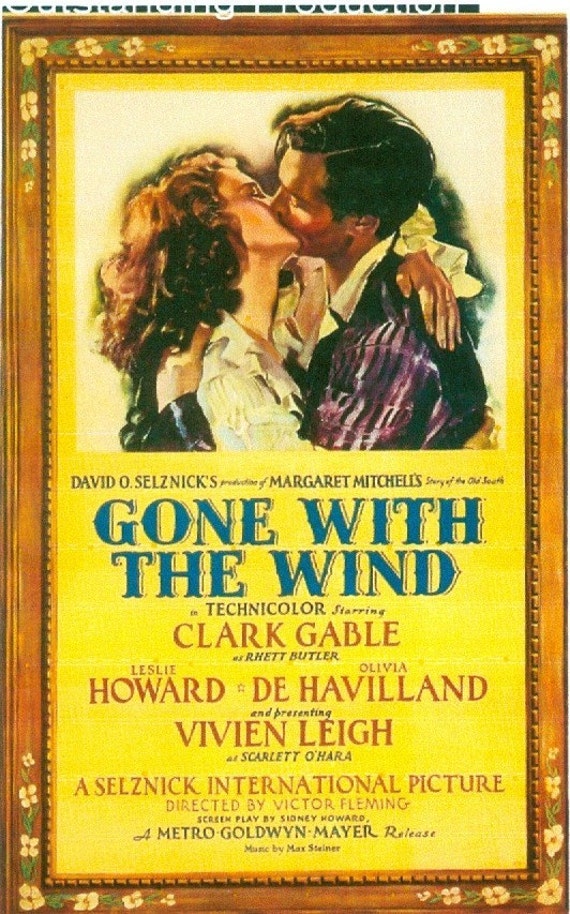 France FRIDGE MAGNET movie poster Gone With the Wind