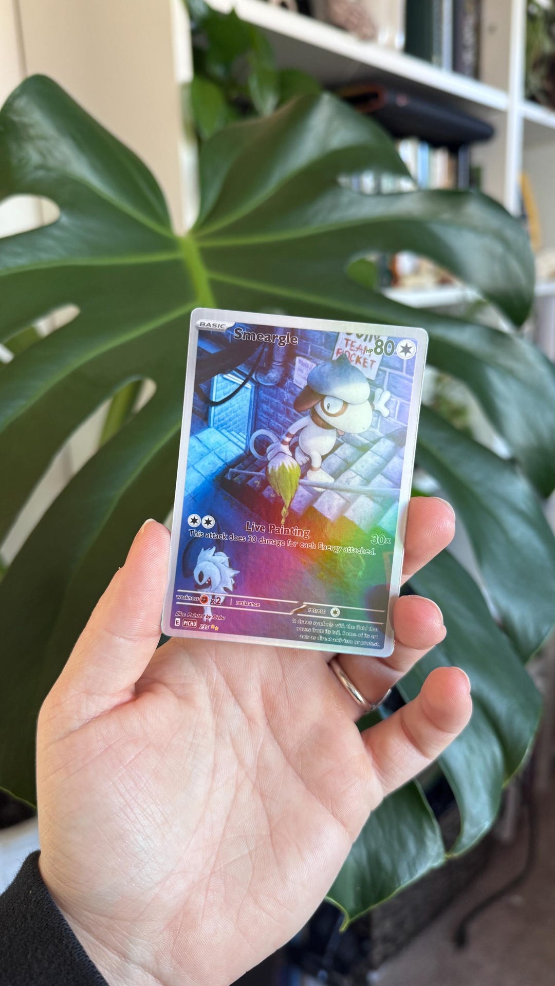 Smeargle and Absol Handmade Pokemon Card Print, Custom Fan Art TCG ...