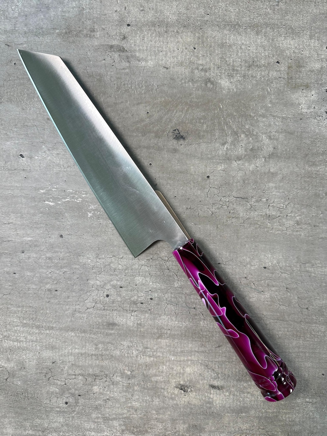 Deep Purple Kitchen Knife - Etsy