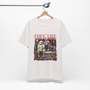 Urban Lifestyle Tee, Casual T-Shirt for Streetwear Lovers, Graphic Tee Gift for Hip Hop Fans, Thug Life Apparel, Vintage Tee