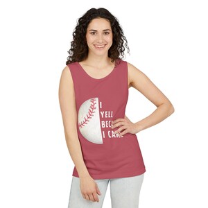Baseball Fan Tank Top: Soft Cotton Unisex Shirt