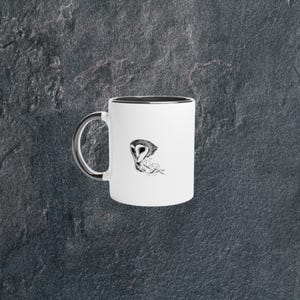 Mystic Owl Mug | Dark Aesthetic Ceramic Cup | Wise Forest Bird Coffee Mug | BozThreads Exclusive