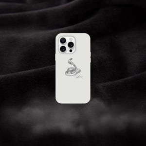 Occult Snake iPhone Case – Gothic Serpent Phone Cover – Dark Art Accessory