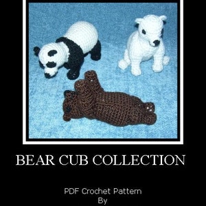 Adorable Little Bear Cubs PDF Crochet Patterns