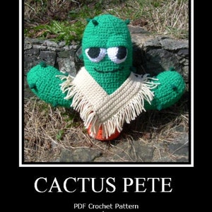 Cactus Pete PDF Crochet Pattern By CreationsByGems image 1